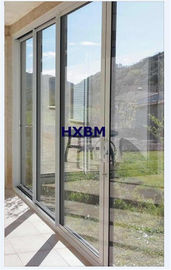 熱絶縁材の二重ガラスをはめられたアルミニウム スライディング・ドアのモジュラー家の塗布